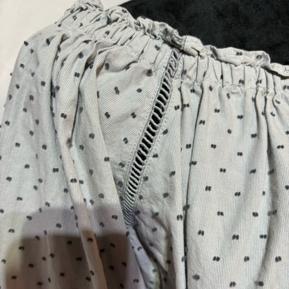 Victoria’s Secret PJ Loungewear Set Gray Swiss Dot Size S - Picture 4 of 15